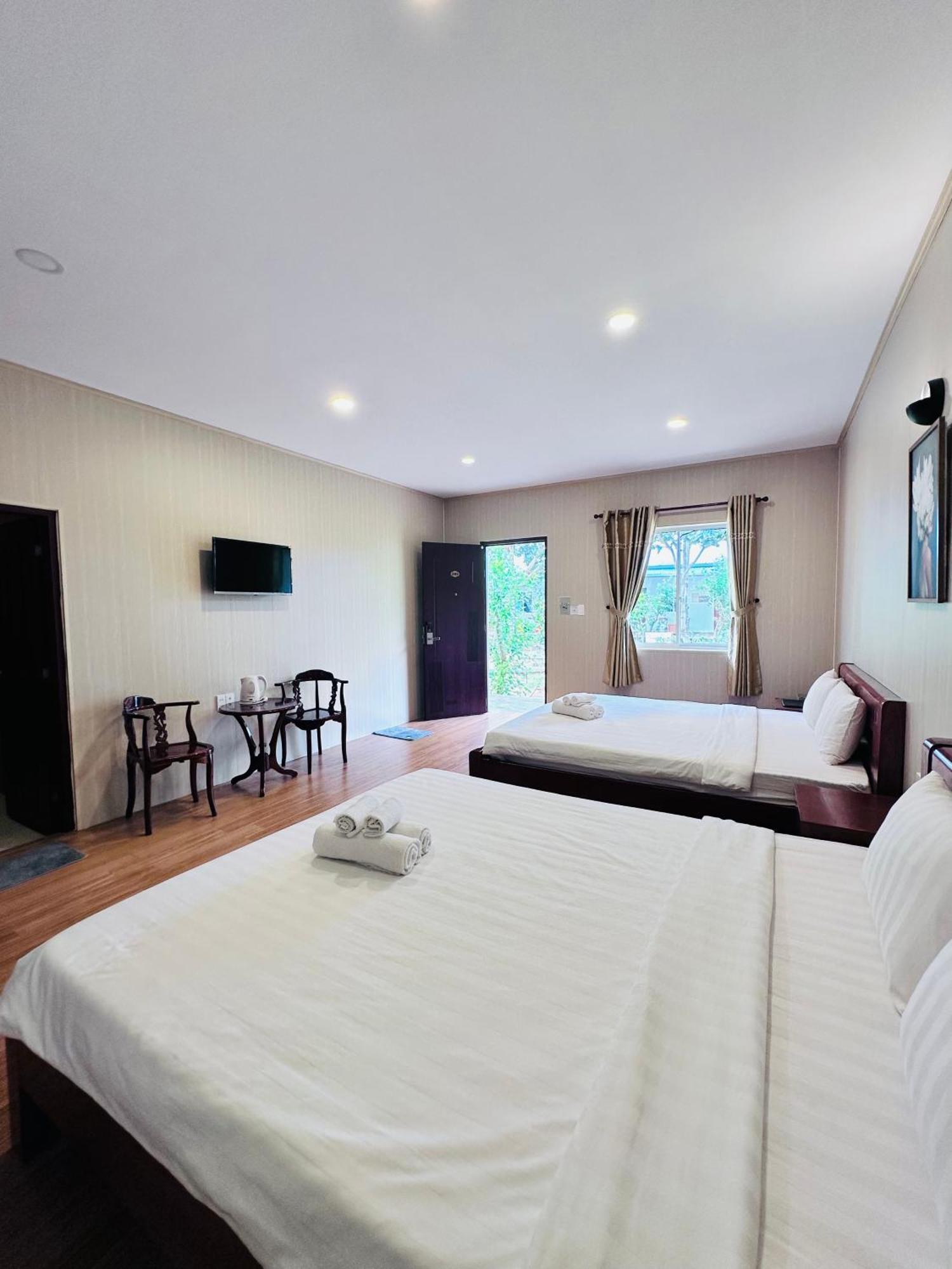 Bungalow Hotel Chi Khu Co Ong Exterior foto